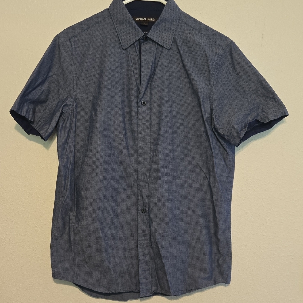 Michael Kors Men's Casual Gray Shirt